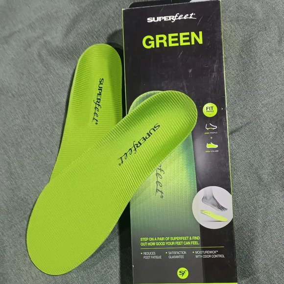 Shoes Superfeet Green Insoles Professionalgrade High Arch Orthotic